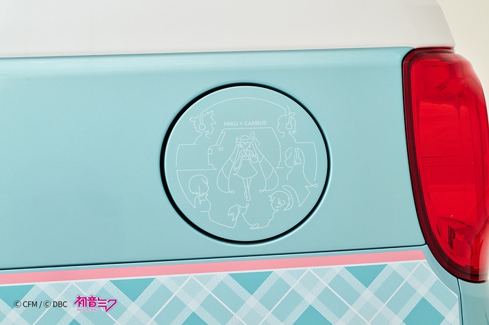 ミクキャンバス2の給油口デカール