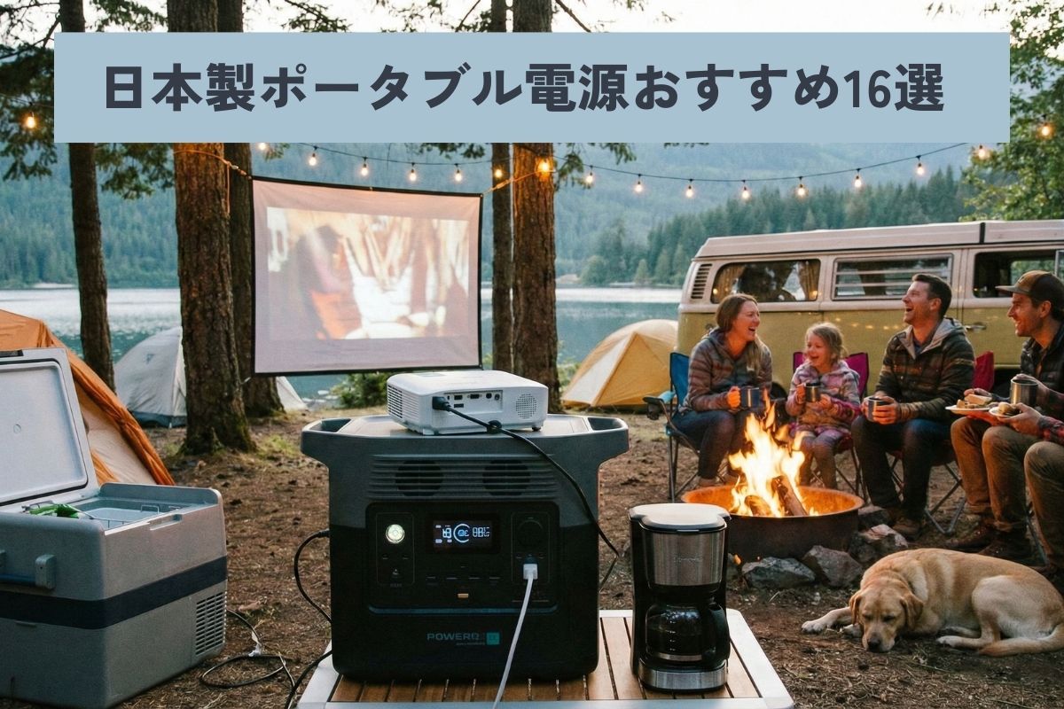 2025年】日本製ポータブル電源おすすめ人気16選！ 2000Wh以上の大容量 