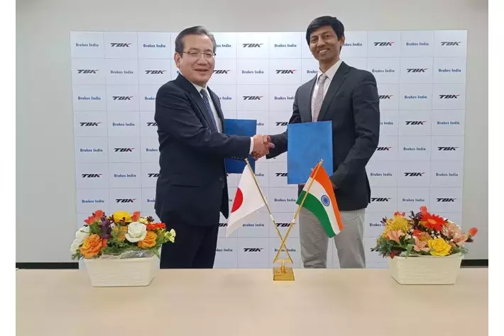 インドブレーキ大手と資本業務提携グローバルアライアンス強化で電動化・自動化製品開発加速