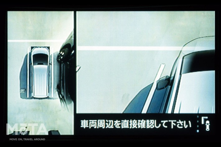 マルチアラウンドビュー＋透過フロントサイドビュー表示