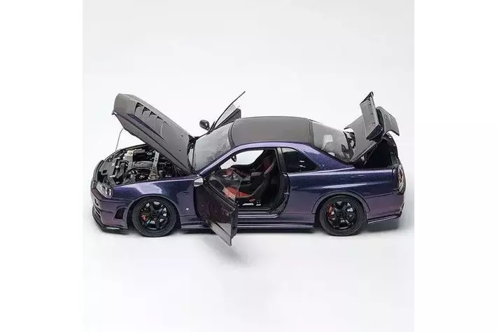 Hachette Skyline GT-R R34 1/18 ミニカー Hachette Skyline GT-R R34 1/18 ミニカー - メルカリ