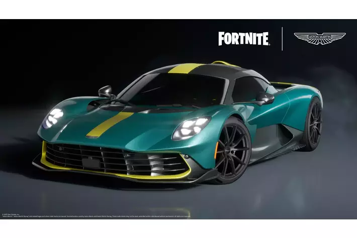 アストンマーティン究極のスーパーカーが『フォートナイト』と『ロケットリーグ』に登場