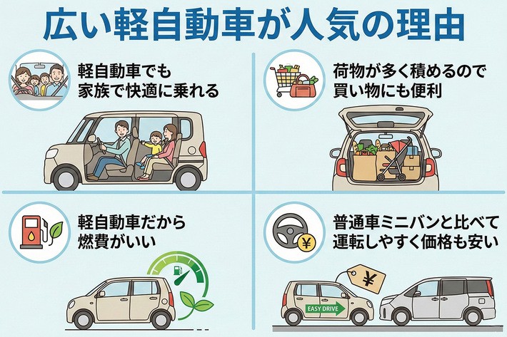 広い軽自動車
