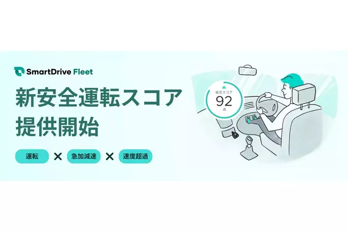 クラウド型車両管理システム「SmartDrive Fleet」における新安全運転スコアの提供開始について