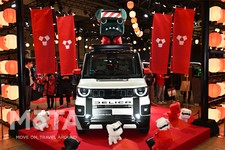 【全47枚】三菱 デリカミニ「お祭り仕様」が可愛すぎる！ 屋根にも車内にもデリ丸だらけ【東京オートサロン2026】
