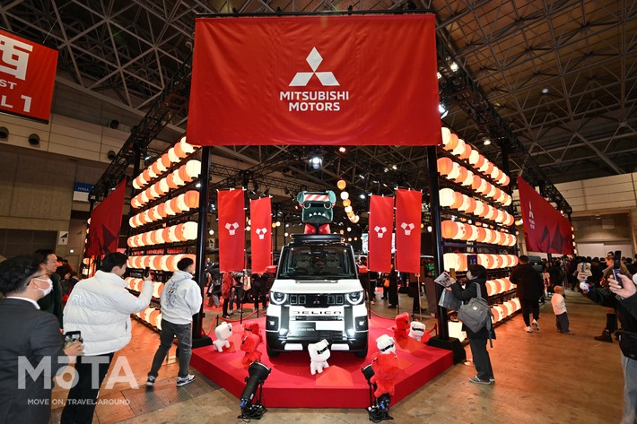 ［1/30］三菱自動車ブース全景（東京オートサロン2026）