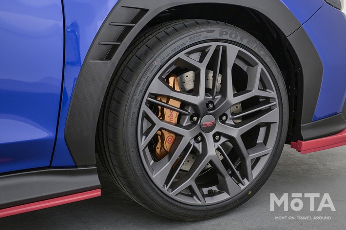 スバル WRX STI Sport#の19インチアルミホイール