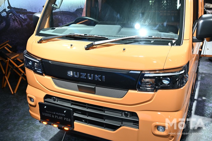 ［2/20］マイナーチェンジでシャープな顔となった「新型スーパーキャリイ（Xグレード）」