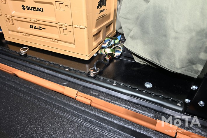 ［12/20］車体にボルトオンで取り付けられるベースプレート。着け外しも簡単