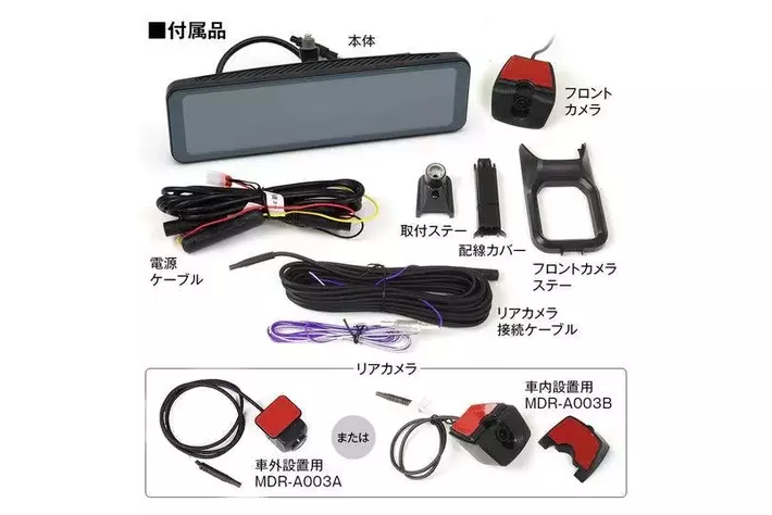 MAXWIN MDR-I003A デジタルルームミラー 車外リアカメラ おまけ付
