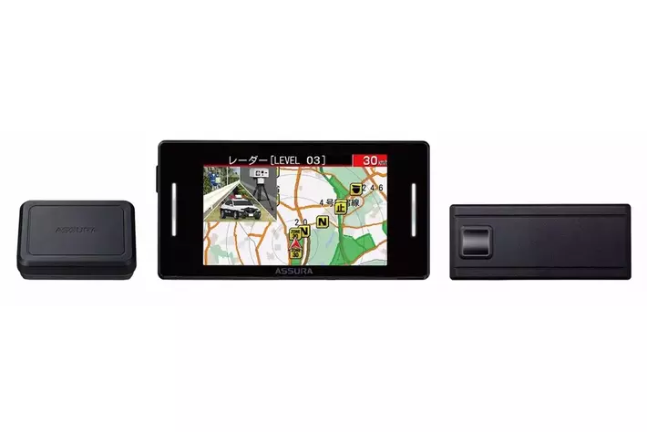 本体とアンテナが別々なので自由な設置が可能3ピースセパレート型