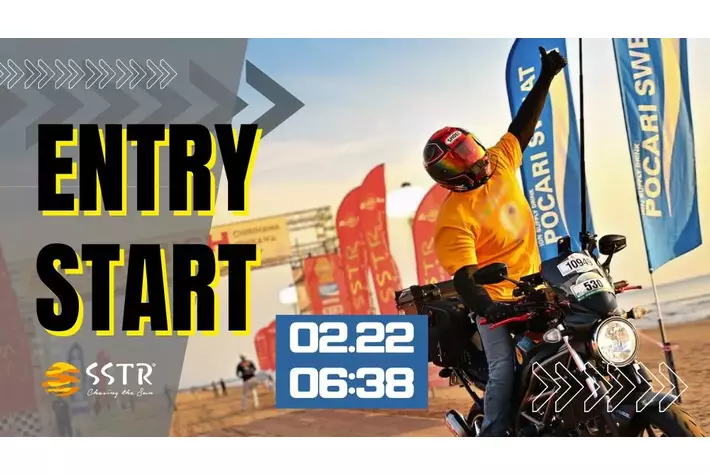 過去最大規模14,000台のバイクが千里浜に集結！日本最大級のツーリングラリー「SSTR2026」2月22日（日）6：38より参加受付開始