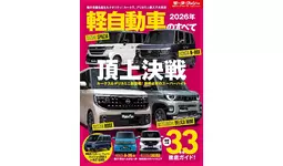 ルークス＆デリカミニ新登場！激戦必死のスーパーハイト 頂上決戦『2026年 軽自動車のすべて』発売！