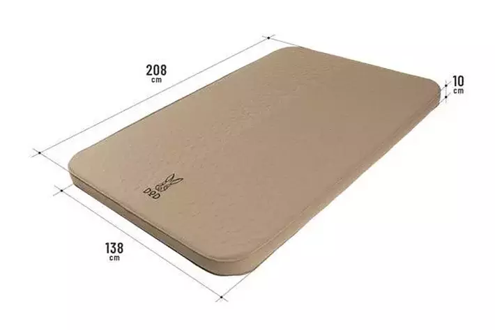 DODの最強マットが30%小型化。1万円台で買える厚さ10cmの快眠