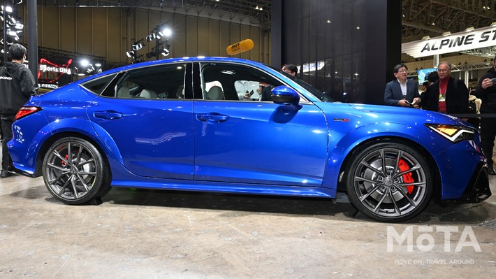 ［7/27］新型インテグラ 外観 サイド：クーペのような美しいシルエットを表現する流麗なルーフライン