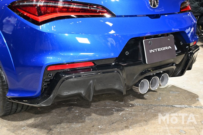 ［15/27］新型インテグラ 外観 リアバンパー：スポーティな印象を強めるダイナミックなディフューザー