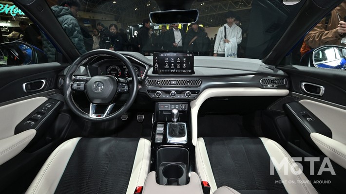 ［17/27］新型インテグラ 内装 インパネ：良好な前方視界を確保する水平基調のダッシュボード