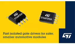 STマイクロエレクトロニクス、車載用モジュールの小型化と安全性を追求する高速の絶縁型ゲート・ドライバを発表
