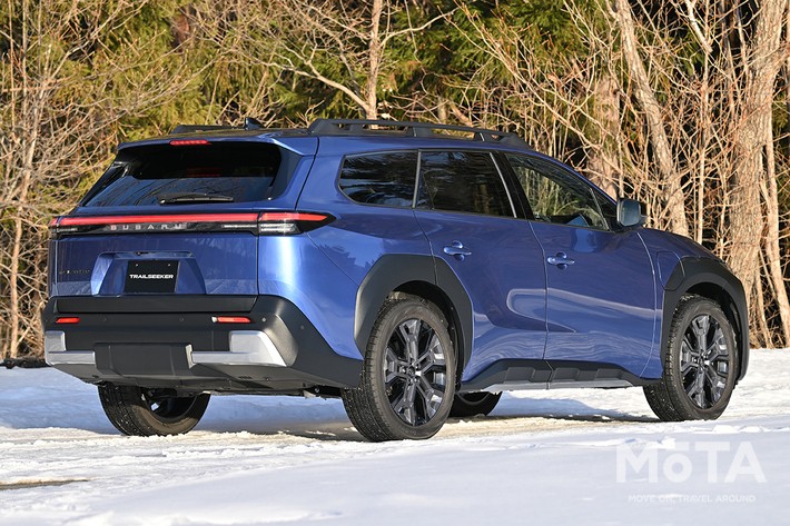 新型トレイルシーカーのリアビュー