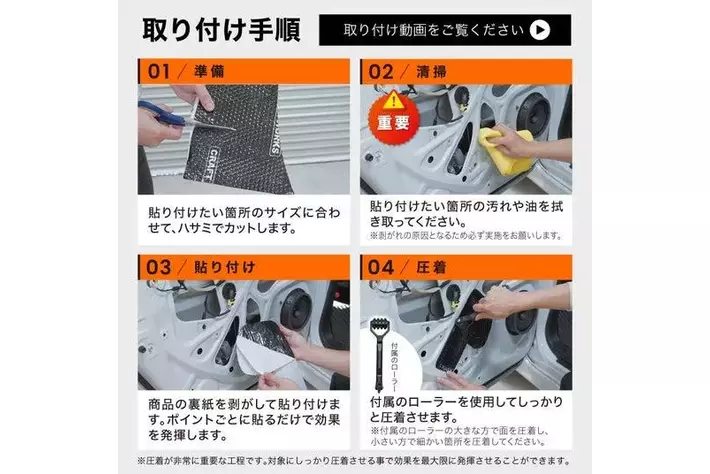 新発売】三層構造の「デッドニングシート」発売。車内の騒音・断熱