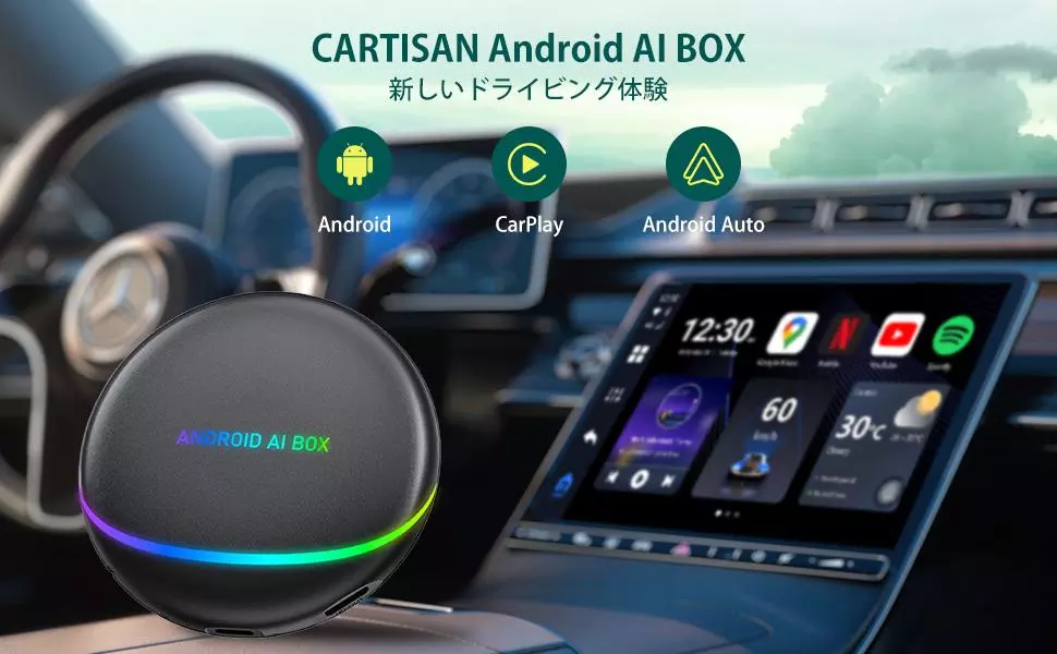 3システム切替・8GB+128GB・HDMI出力搭載！高評価AI Box「Cartisan