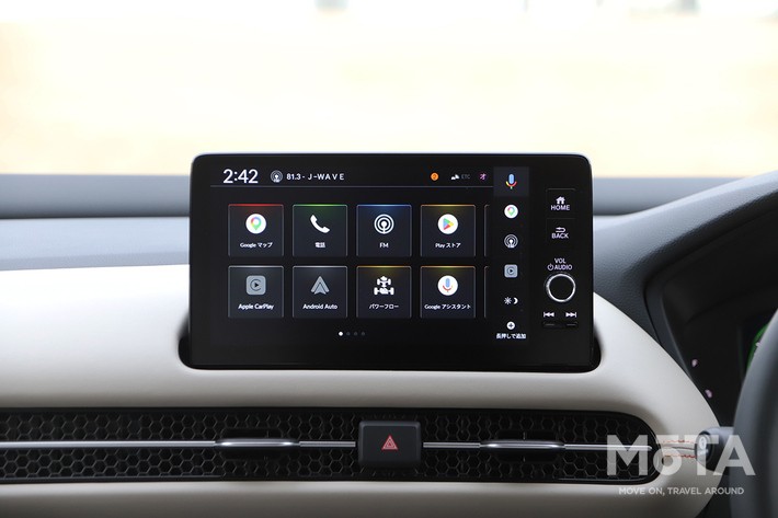 ［19/32］ホンダ 新型ZR-V クロスツーリング 内装 センターディスプレイ：Google搭載ホンダコネクトディスプレイ（9インチ）。GoogleマップやGoogleアシスタントをそのまま利用できます