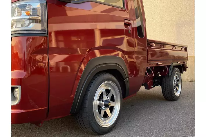 『もうちょっと』のお洒落をしたいあなたに！小ぶりなオーバーフェンダー。ハイゼットトラック専用設計フェンダーを新発売 fusion FROM SPIEGEL