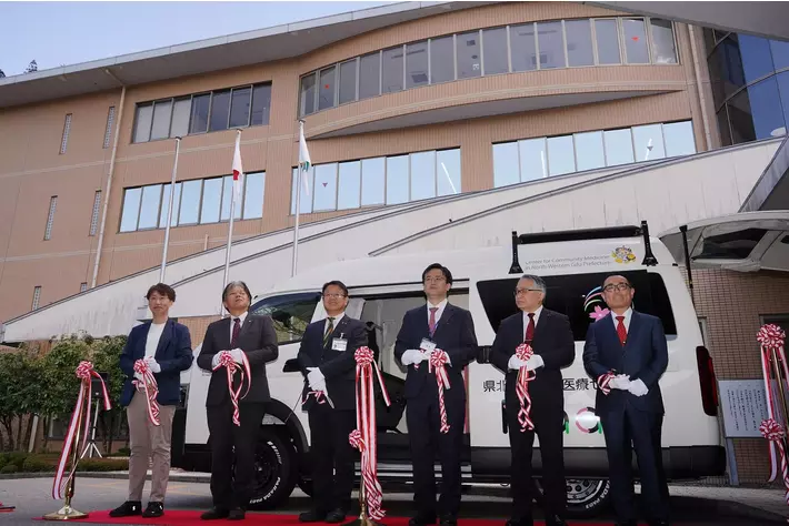 郡上市で医療MaaS車両「MedaaS」の納車式典を開催