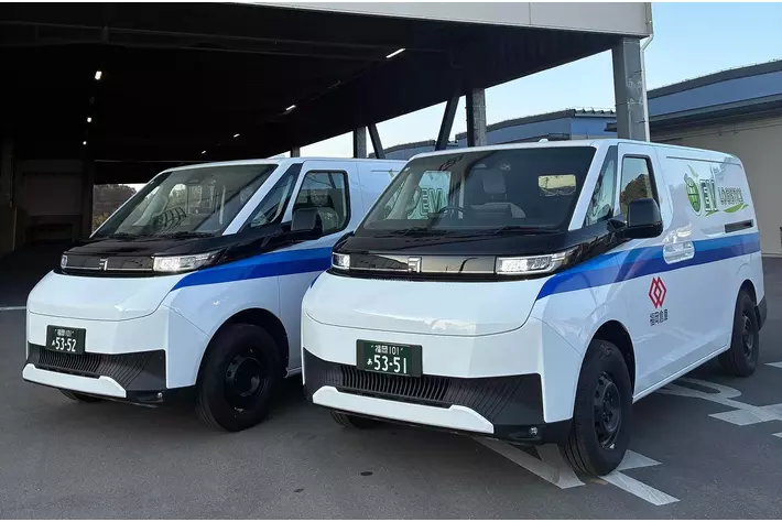 高性能1トンクラスEVバン「F11VS」、福岡倉庫株式会社へ納車