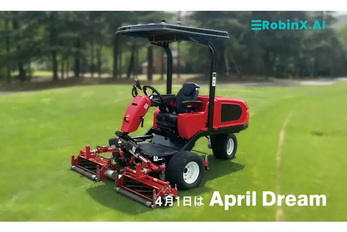 RobinX株式会社、自律走行式芝刈りロボットで「人が作業から解放される社会」の実現へ