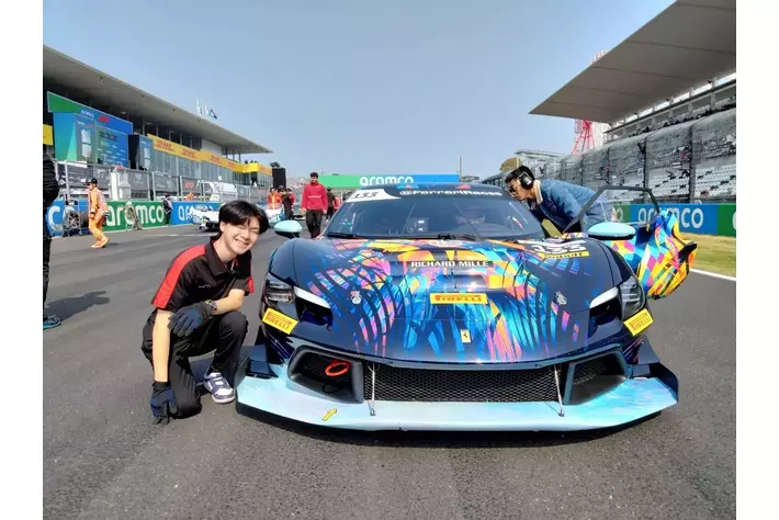 【専門学校 新潟国際自動車大学校】国際レースの現場で実践経験　本学学生が『Ferrari Challenge JAPAN Rd.1』にメカニックとして参加
