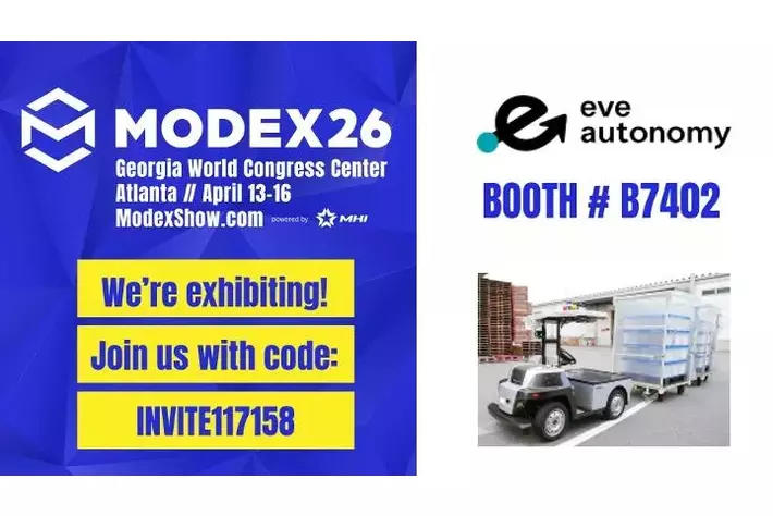 米アトランタ開催、北米最大級の製造・流通業界向けトレードショー「MODEX2026」にeve autoを出展