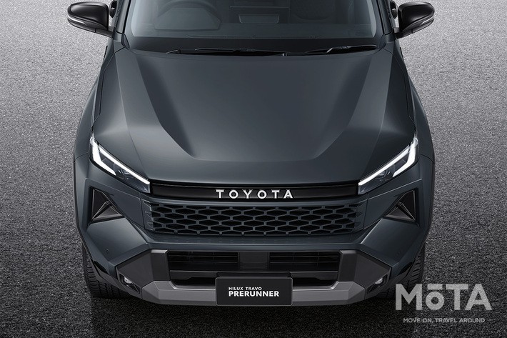 トヨタ 新型ハイラックスのフロントマスク（タイ仕様）