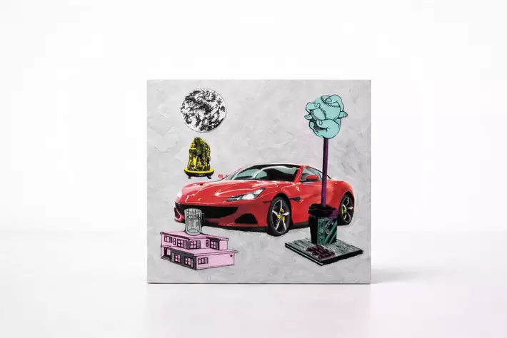 フェラーリやランボルギーニ、高級車を購入して一点物のアートを！大阪・堺の81GALLERYにて金氏徹平ディレクションのアートプロジェクト始動。