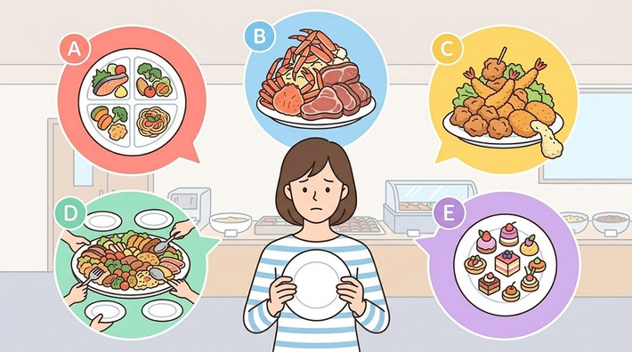 Q2：バイキングでわかる、あなたの本性
