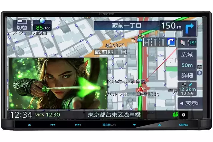 ゼンリンの高精度・高鮮度な地図データがJVCケンウッド製のカー