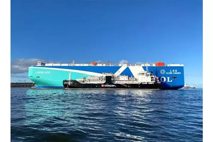 北米西岸で初めてとなる自動車船向けLNG燃料調達年間契約を締結|【業界