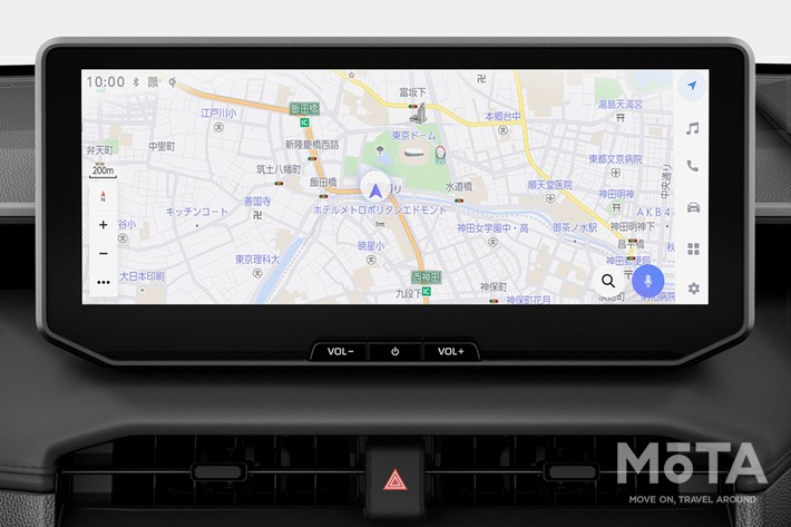 トヨタ 新型ハイラックスの12.3インチディスプレイ