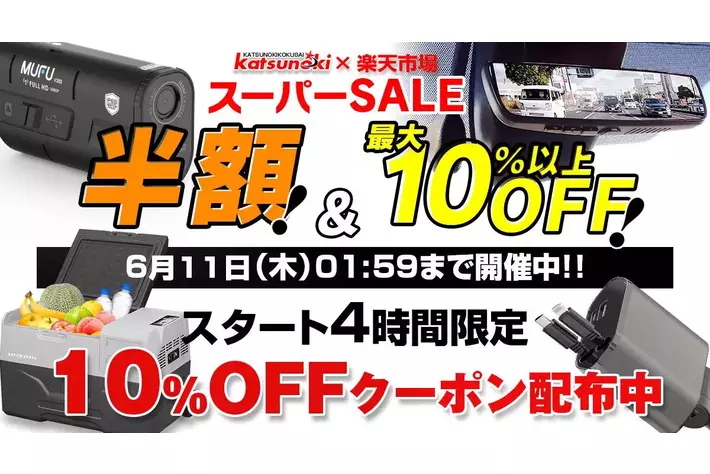楽天スーパーSALE】MAXWINのバイク用ドライブレコーダーやデジタル 