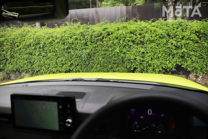 ホンダ スーパーワンは運転席からボンネットがよく見える