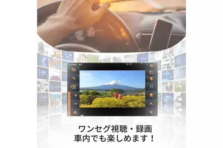 2026年度版地図］ドライブレコーダー機能を搭載「OVERTIME(R) 7インチ