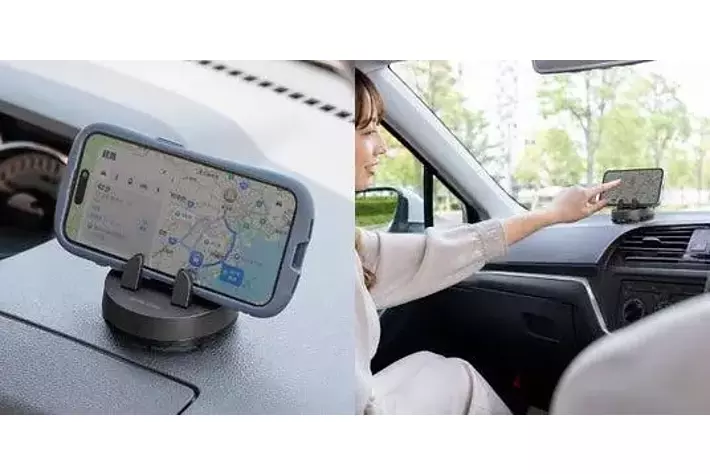 折りたたみ式回転車載ホルダー X01 片手でカチッと固定できる！360°回転する車載スマホホルダー|【業界