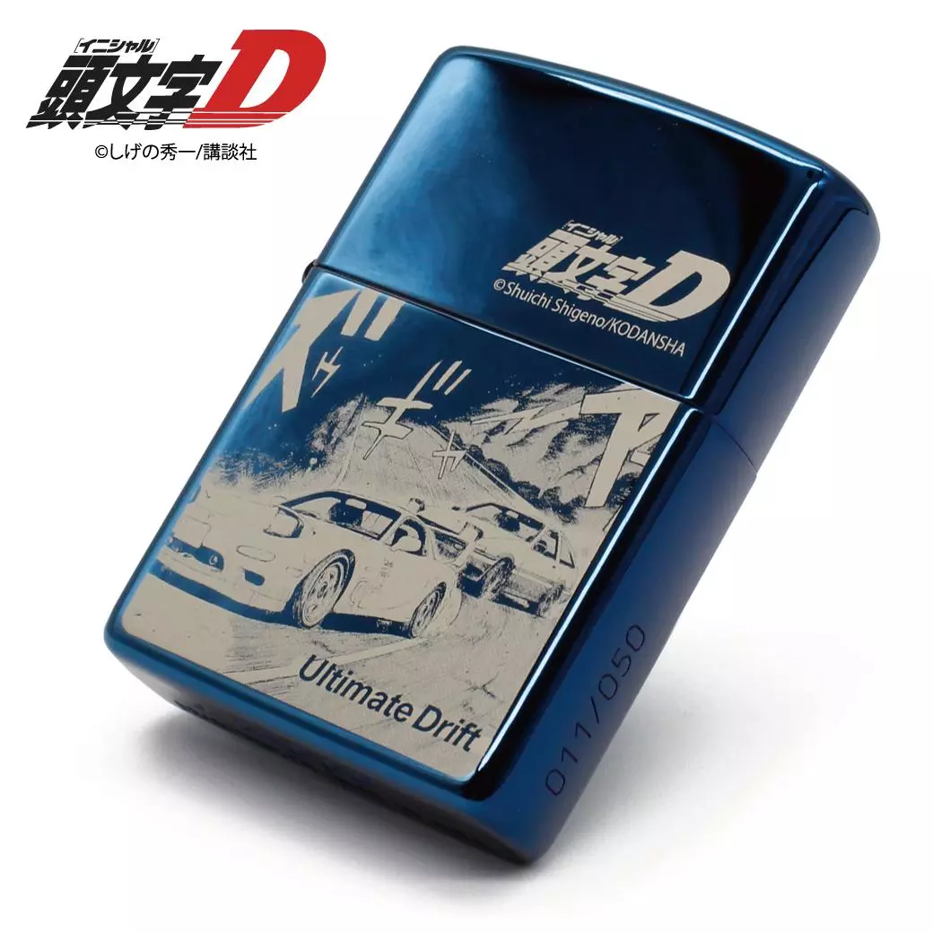 頭文字D』の世界観を楽しむ「特別仕様ZIPPO」ブルーチタン版、一般販売