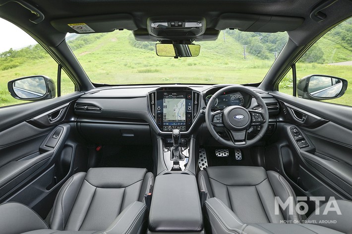 スバル 新型レヴォーグレイバック S:HEV（プロトタイプ）のインパネ