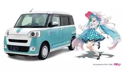 ムーヴ キャンバス専用 「初音ミク」 タイアップ用品パッケージ