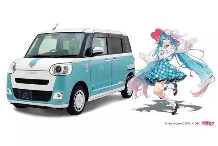 ムーヴ キャンバス専用 「初音ミク」 タイアップ用品パッケージ