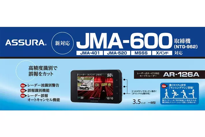 最先端の取り締まりに、最先端の対策を新型取締機「JMA-600（NTG-962