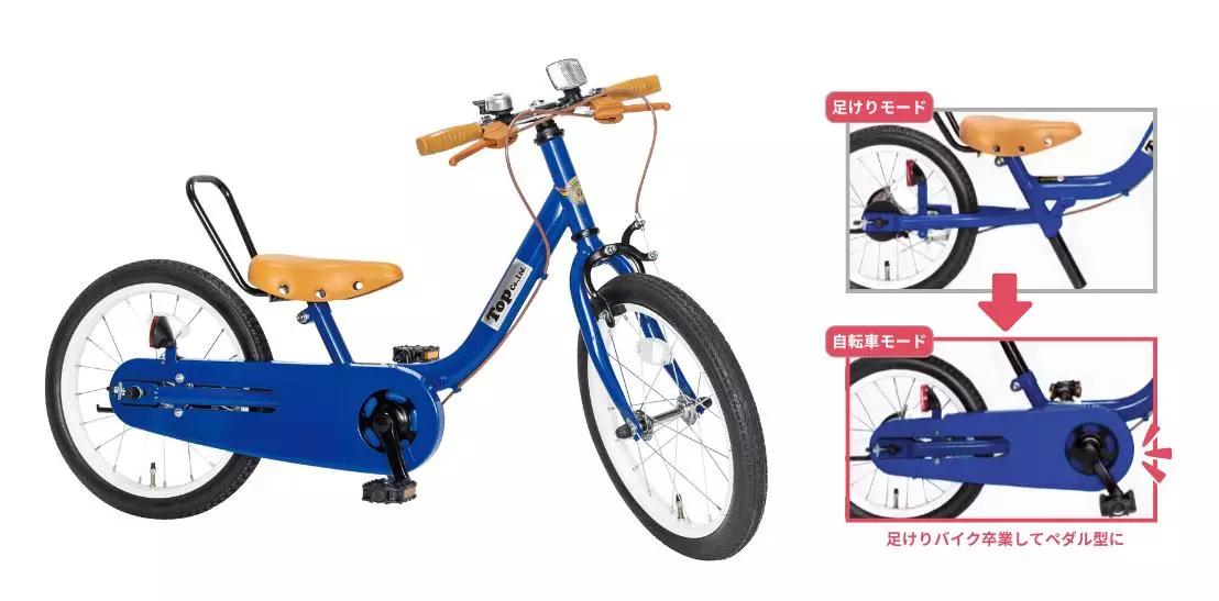 人気カラー「サファイアブルー」が復刻！幼児用自転車「ケッター 