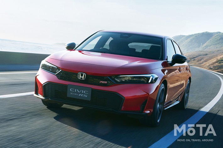 [参考]ホンダ シビック「e:HEV RS」の走行イメージ