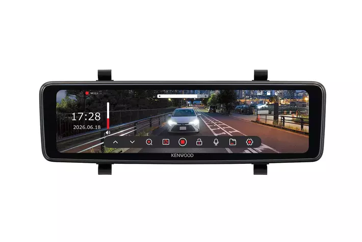 デジタルルームミラー型ドライブレコーダー“ミラレコ”「DRV-X80EM」を